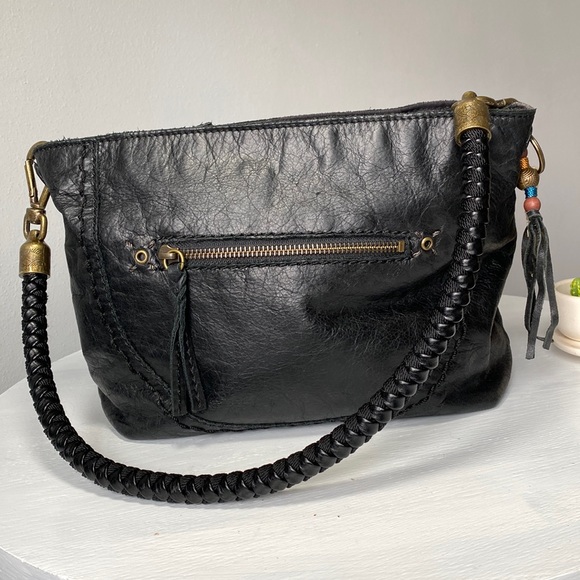 The Sak Handbags - The Sak Indio Demi Hobo Bag Black Leather